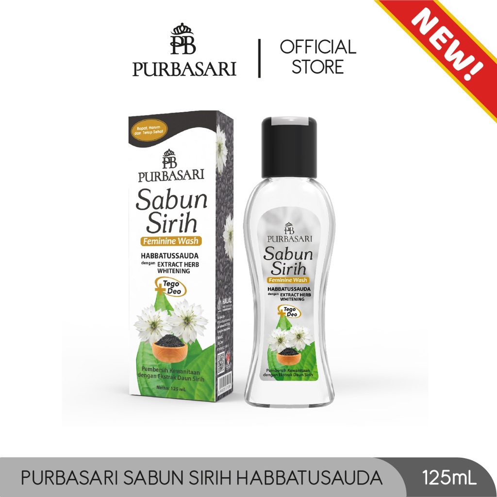 PURBASARI SABUN SIRIH FEMININE WASH HABBATUSSAUDA TEGO+DEO