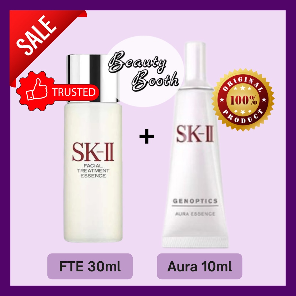 SK-II SKII SK2 FTE 30ml + Aura Essence 10ml Paket Flek &amp; bekas jerawat