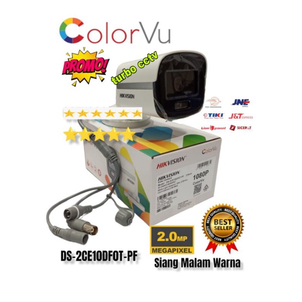 KAMERA CCTV OUTDOOR COLORVU SIANG MALAM BERWARNA 1080P HIKVISION