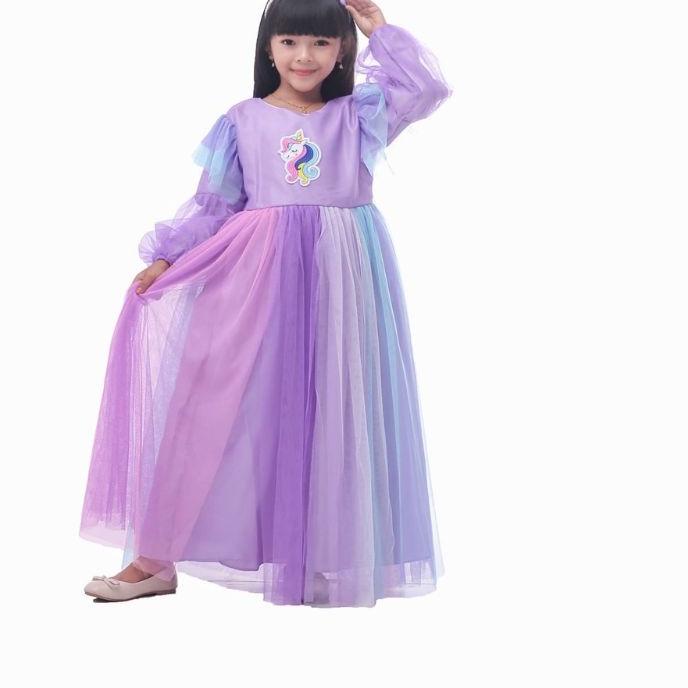 ◊ Gaun pesta anak Dress Pesta Anak Baju pesta anak Perempuan Kuda Pony, Dress Pesta Anak kuda pony d