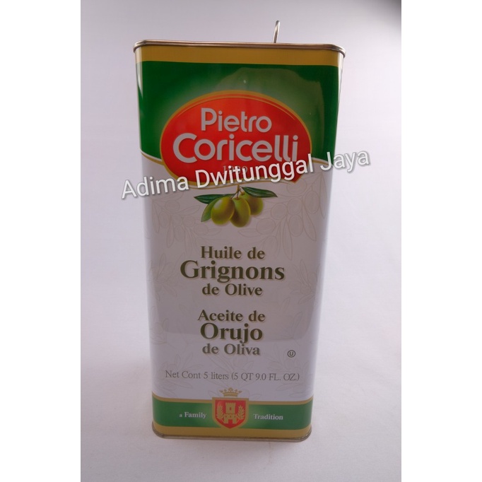 MInyak Zaitun Pomace / Pomace Olive Oil Pietro Coricelli 5 Liter