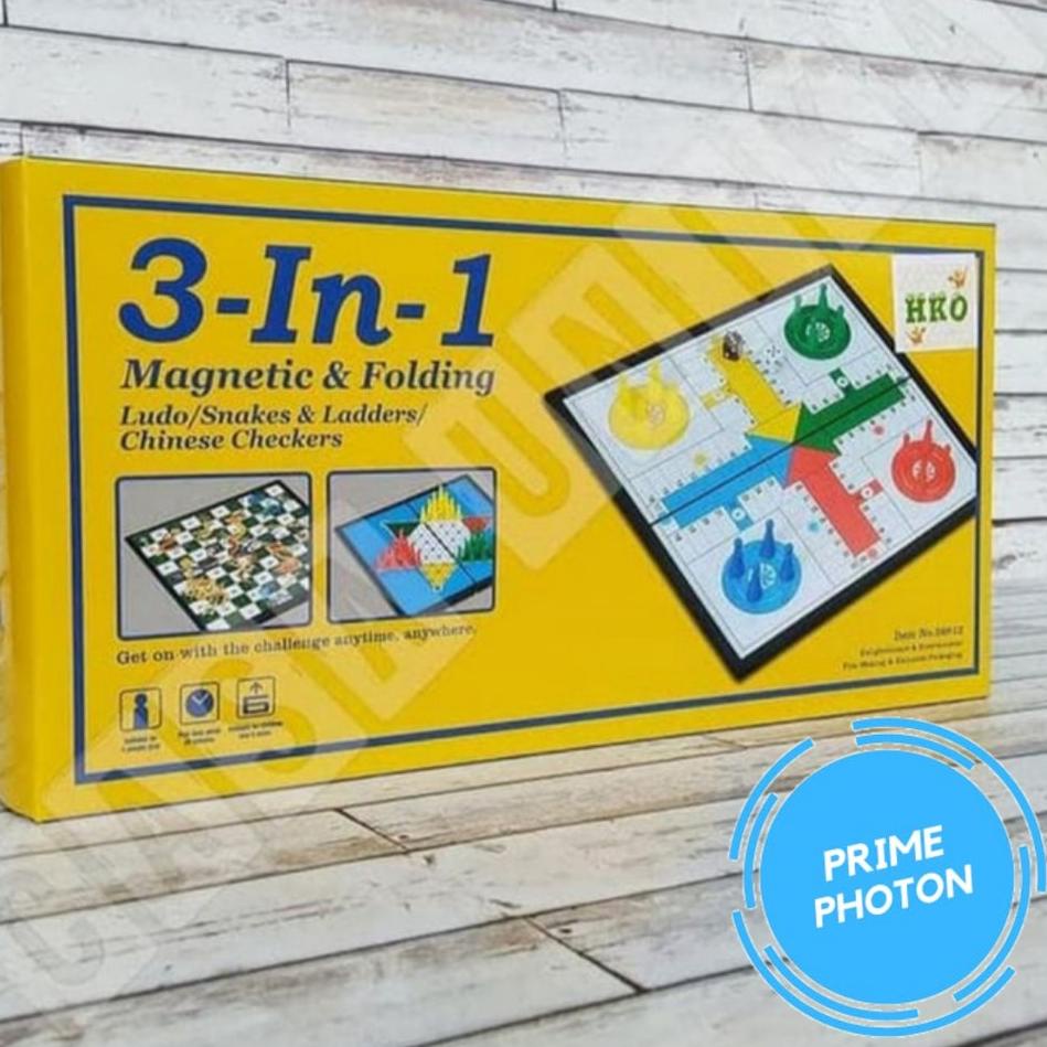 Harga Update Ludo, Ular Tangga, Halma Magnet 3 in 1