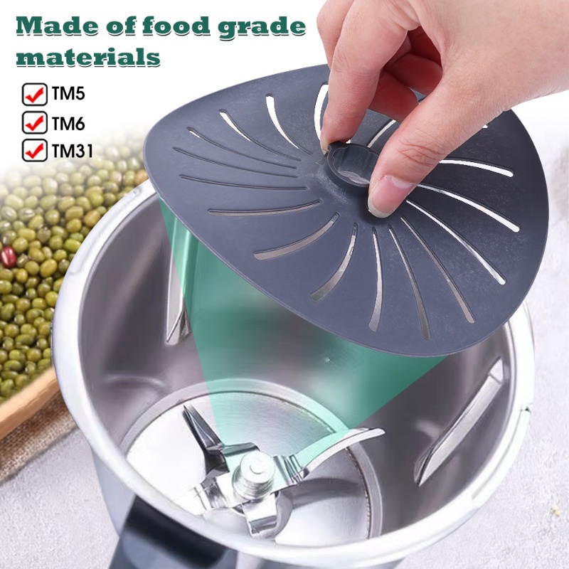 Mixer Aksesoris Masak Food Processor Baffle Cover Blade Protection Penutup Isolasi Perlengkapan Dapur Pelindung Pisau Food-grade Untuk Thermomix Bimby Tm5 Tm6 Tm31