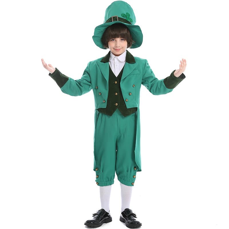 LEPRECHAUN IRELAND gnome costume cosplay anak haloween kostum boy