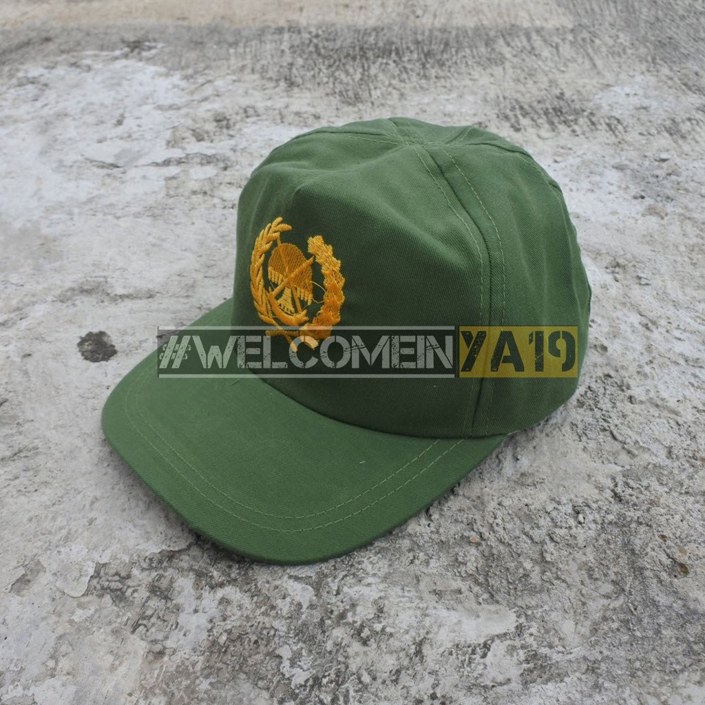 Topi Linmas Logo / Topi Exclusive Twill Linmas Hijau