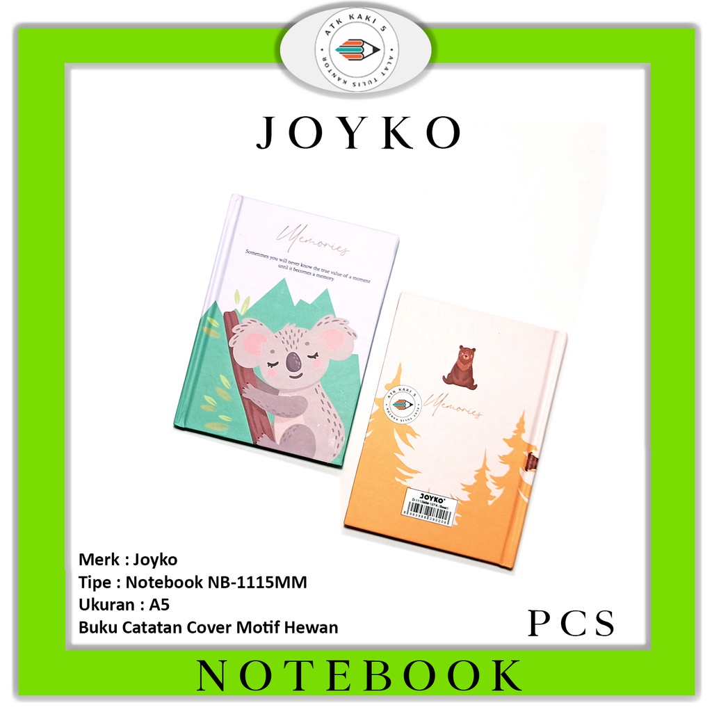 

JOYKO - Buku Tulis Catatan Notebook Diary D-1115MM - Pcs