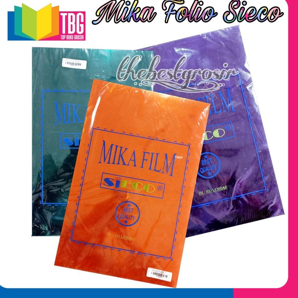 

C30 1 PACK (100 PCS) MIKA FOLIO / MIKA WARNA / MIKA JILID WOW BANGET ⇱