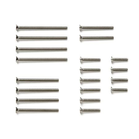 Tamiya Mini 4WD Stainless Steel Countersunk Screw Set 10/12/20/25/30mm