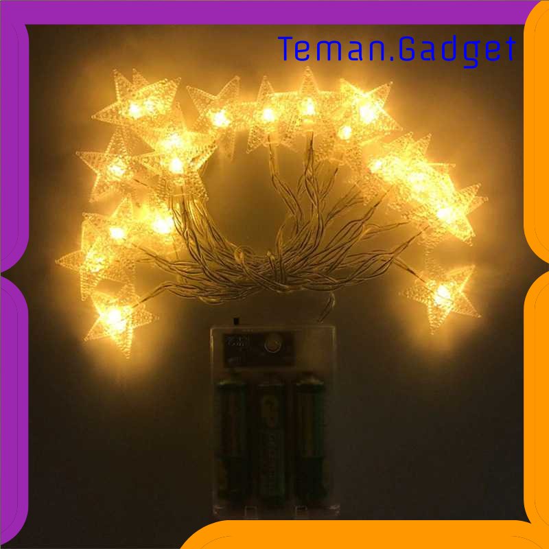 TG-LMP TaffLED Lampu Hias String Lights Star Shape Waterproof 20 LED 3 Meter - G23