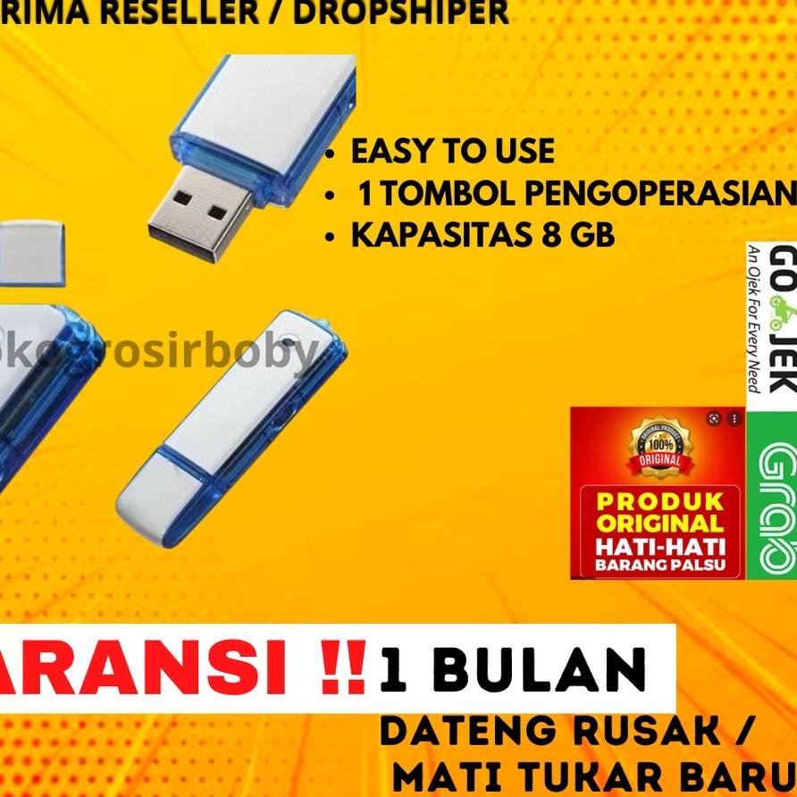 ✤ Alat Perekam Suara Tersembunyi Mini Voice Recorder  8 16 32 B ♝