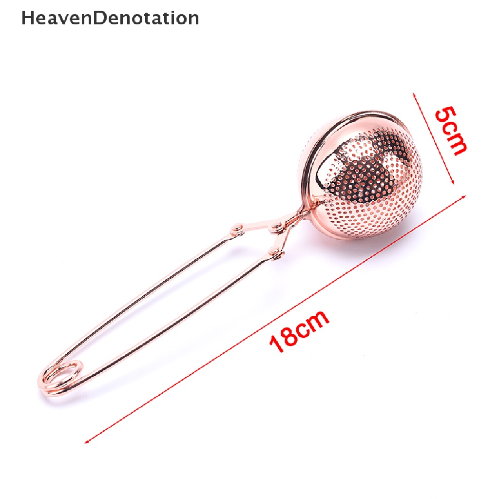 [HeavenDenotation] 1pc Tea Infuser Stainless Steel Sphere Saringan Teh Rempah Saringan Gagang Tea Ball HDV