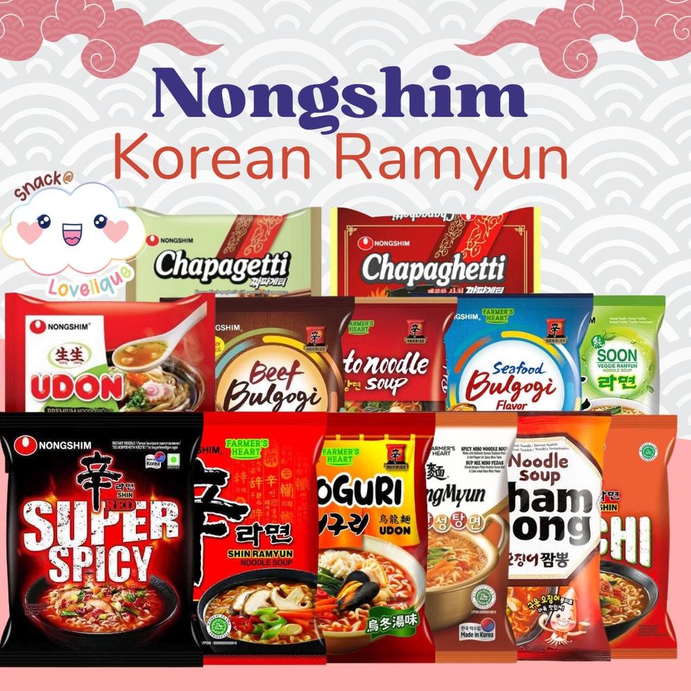

Harga murah Nongshim Shin Ramyun - Mie Instan Korea Instant Noodle - All Variant (Shin Ramyun / Chapaghetti / Neoguri / Chapaguri / Champong / Soon Veggie / Udon Noodle Soup / Shin Ramyun Kimchi) 82