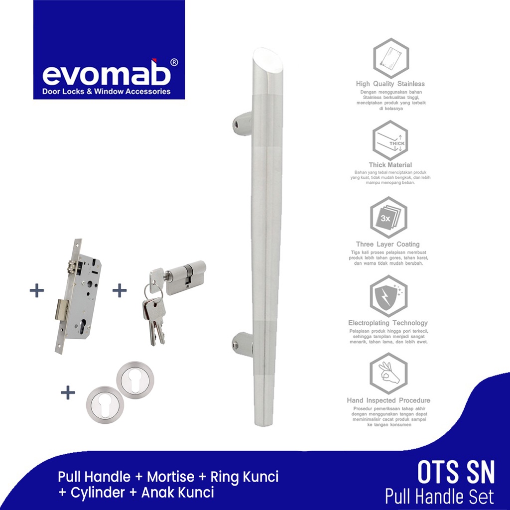 evomab Pull Handle Pintu Minimalis 100-OTS
