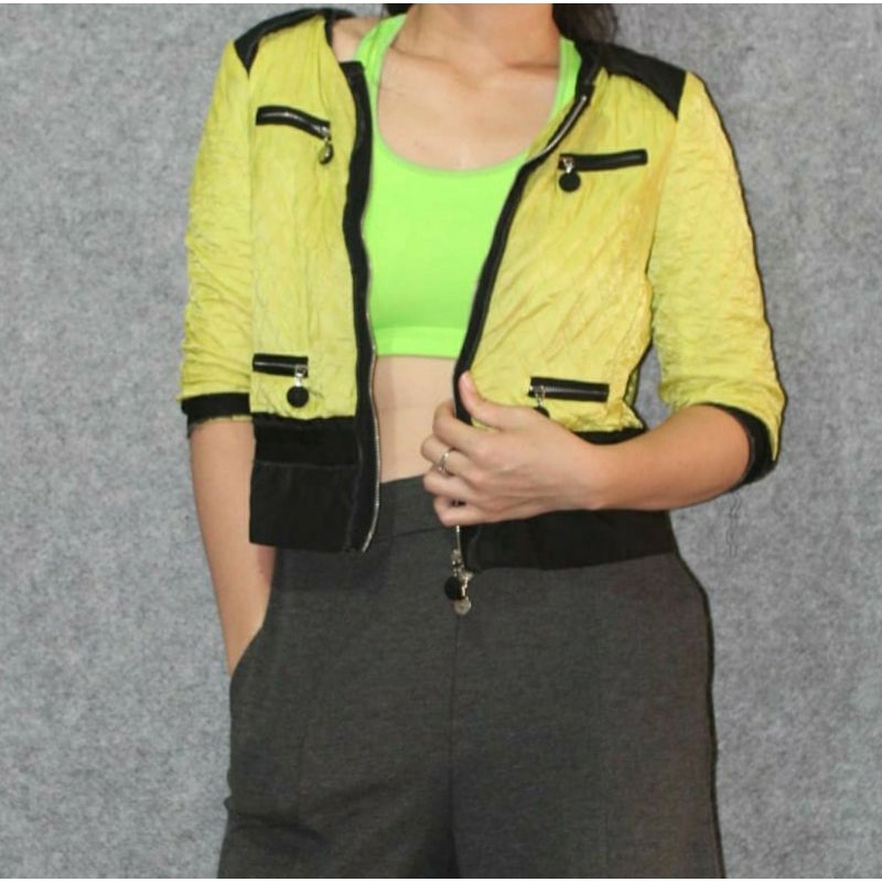 moncler vintage Crop Jacket