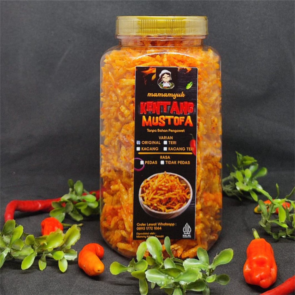 

Kentang Mustofa mamamyuk Toples 250gr 700ml