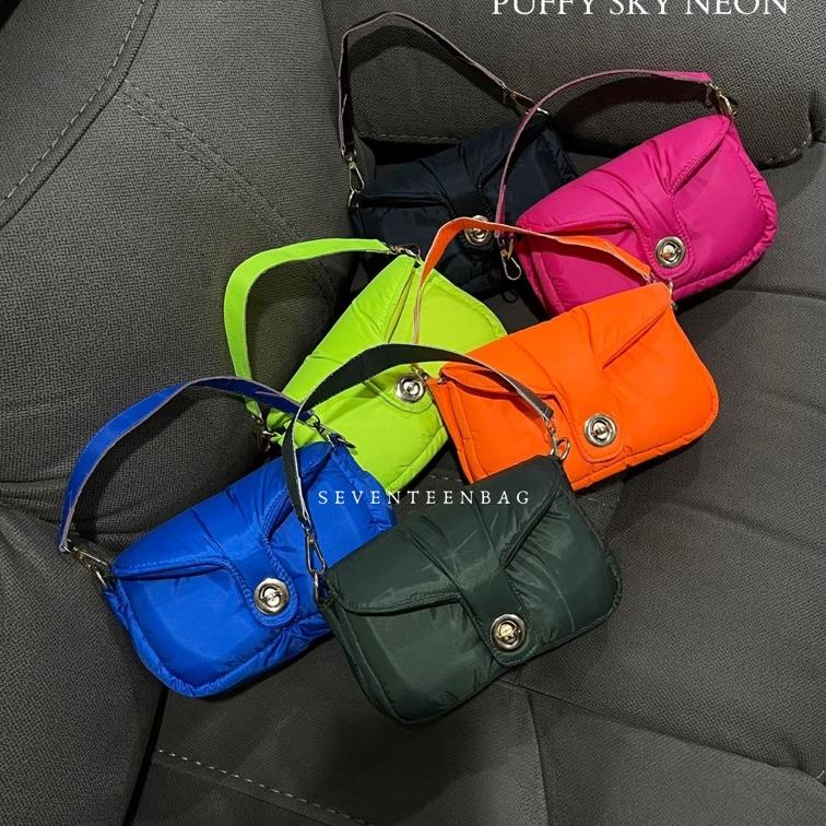 TERBARU ARCELL - PUFFY SKY NEON | Tas Selempang Wanita