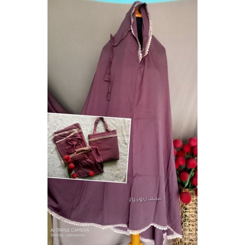 mukena rayon twill jumbo