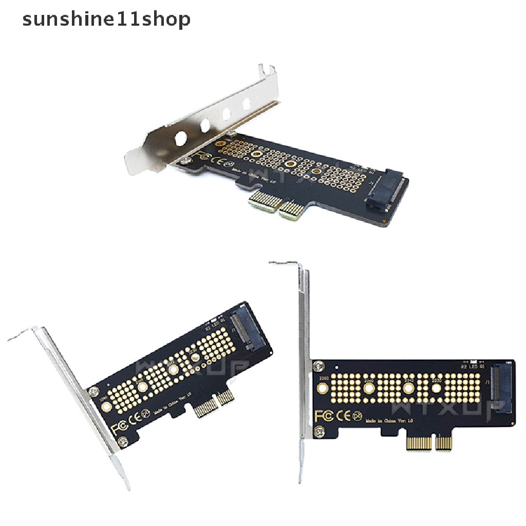 Sho NVMe PCIe M.2 NGFF SSD To PCI-E X1 Adapter Card PCI-E M.2 Dengan Adaptor N