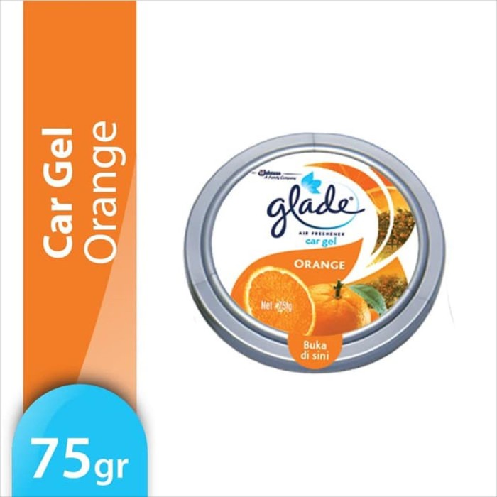 GLADE CAR GEL ORANGE 75GR