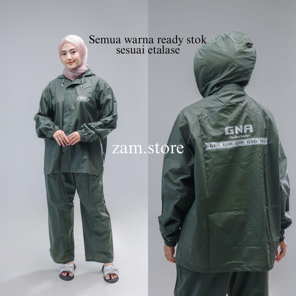 JAS HUJAN, RAINCOAT Pria Wanita By GNA Anti Rembes