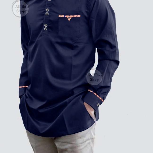☇ Atasan Baju Koko Muslim M L XL XXL Koko Lebaran RAJA TOJIRO Koko Lengan Panjang Koko Pria Terbaru 