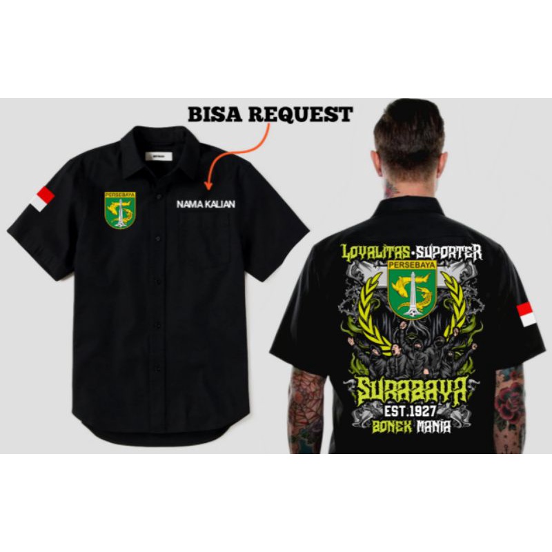 Kemeja Persebaya Baju Persebaya Baju Bonek Mania