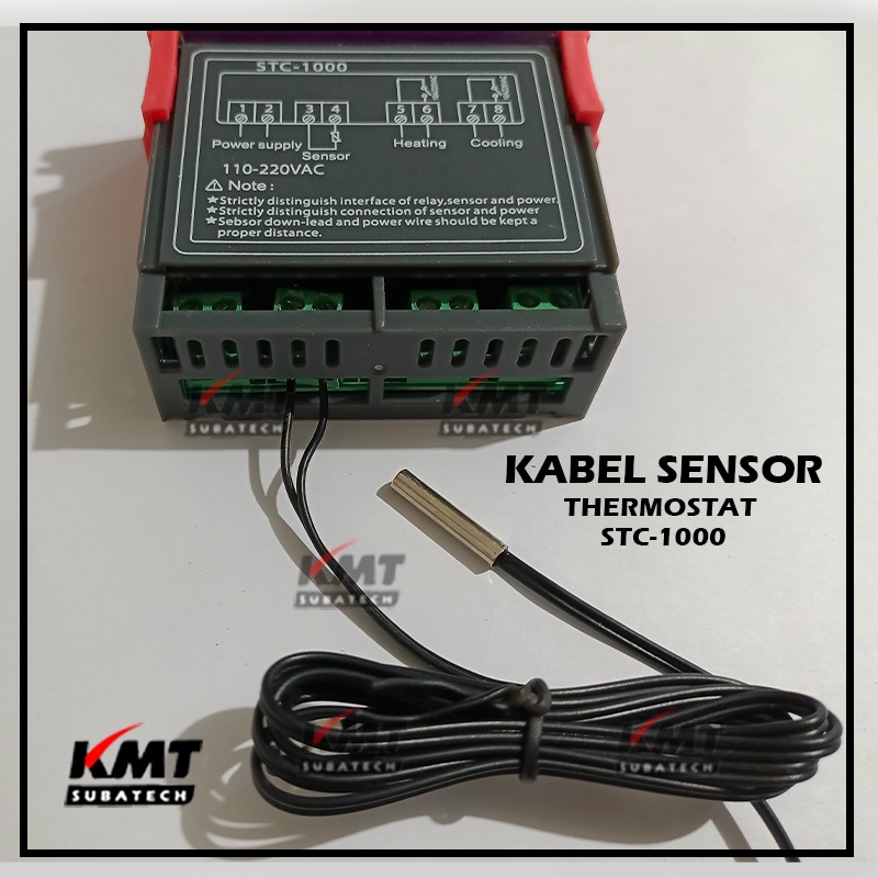 Kabel Probe NTC Sensor Untuk Thermostat XH-W3001 STC-1000 Mesin Tetas Telur Full Otomatis RMT