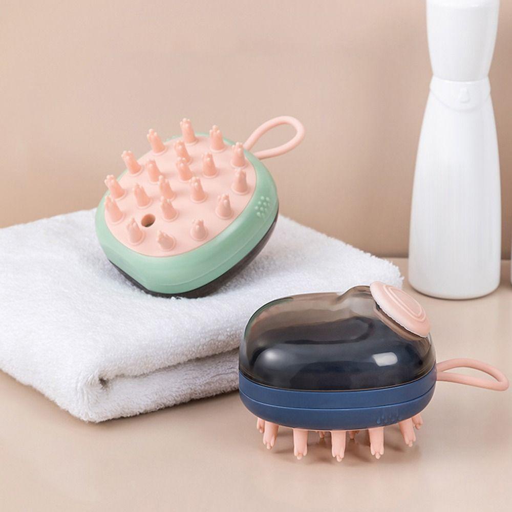 Populer Body Scrubber Shower Cleaning Melancarkan Pertumbuhan Rambut Grooming Sisir Perawatan Kulit Kepala Aksesoris Kamar Mandi Kepala Tubuh Pijat Pembersih Kulit