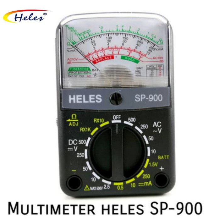 Listrik Multitester Heles Sp-900 Analog