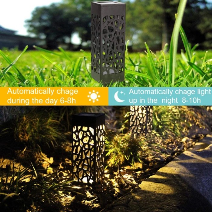 Lampu Taman Tenaga Surya Solar Matahari Tancap Hias Outdoor Waterproof