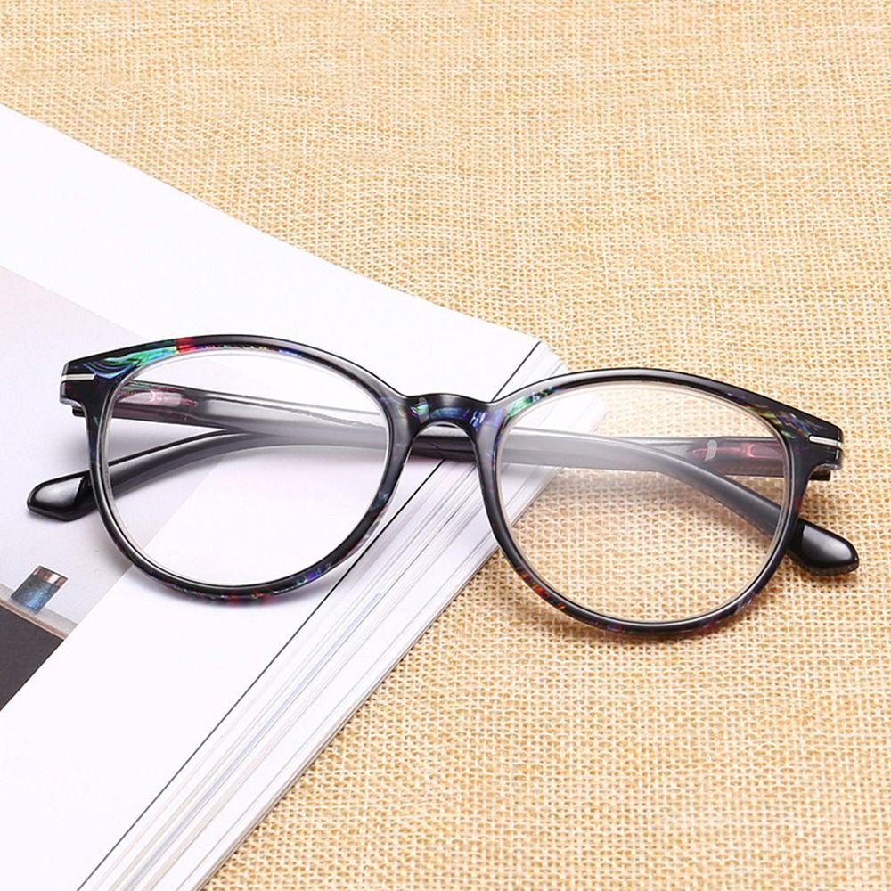 Populer Kacamata Baca Fashion Portable Elegan Vintage Ultra Ringan Frame