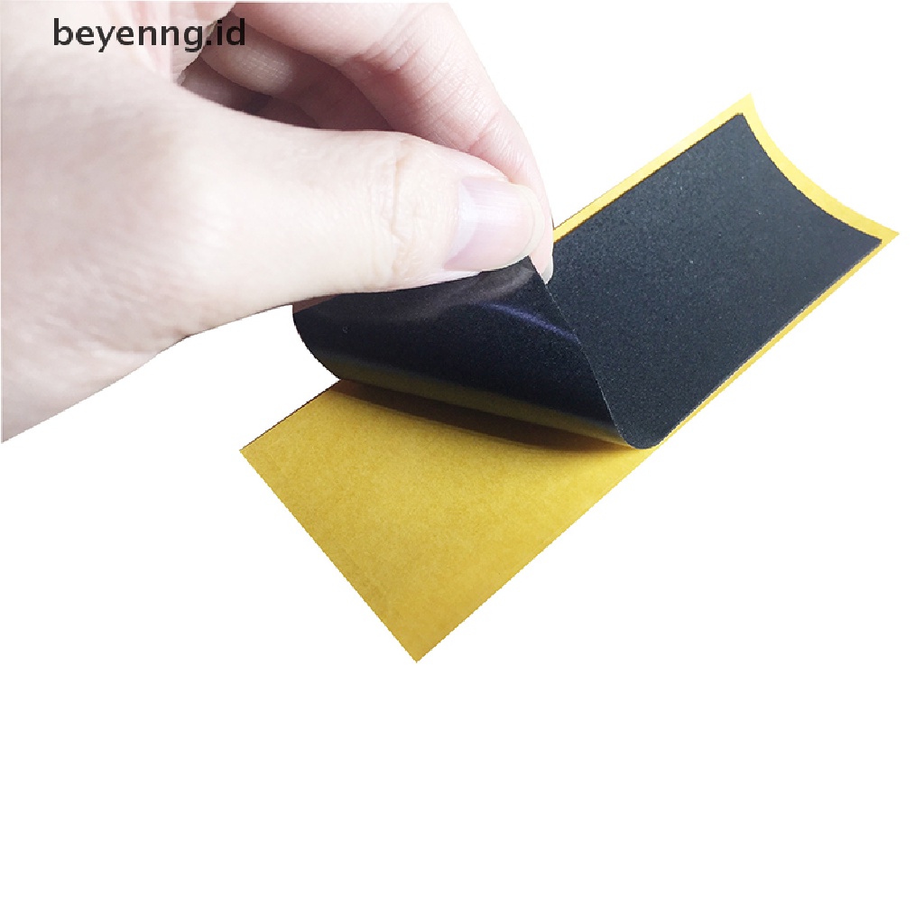 Beyen 10Pcs/Lot Black Fingerboard Deck Uncut Tape Stiker Busa Hitam Grip Tape ID