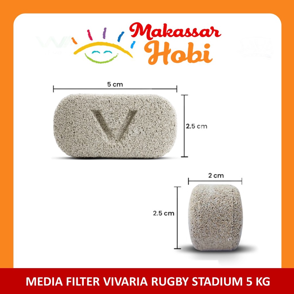 Vivaria Rugby Stadium 5kg 5 kg Media Filter Aquarium Aquascape Mayin