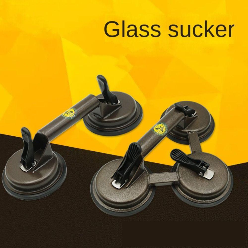 Rebuy Vacuum Suction Cup Alat Bantu Lapis Ubin Alat Perbaikan Mobil Gripper Sucker Plate Glass Lifter Tile Leveler Pulling Sucker Glass Tile Sucker