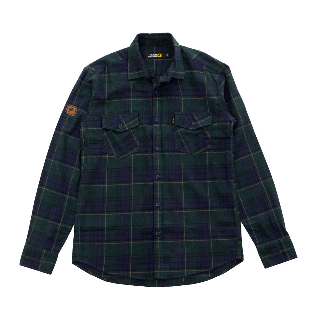 KEMEJA FLANEL SERIES UNISEX LENGAN PANJANG BY ENGINEER WORKWEAR