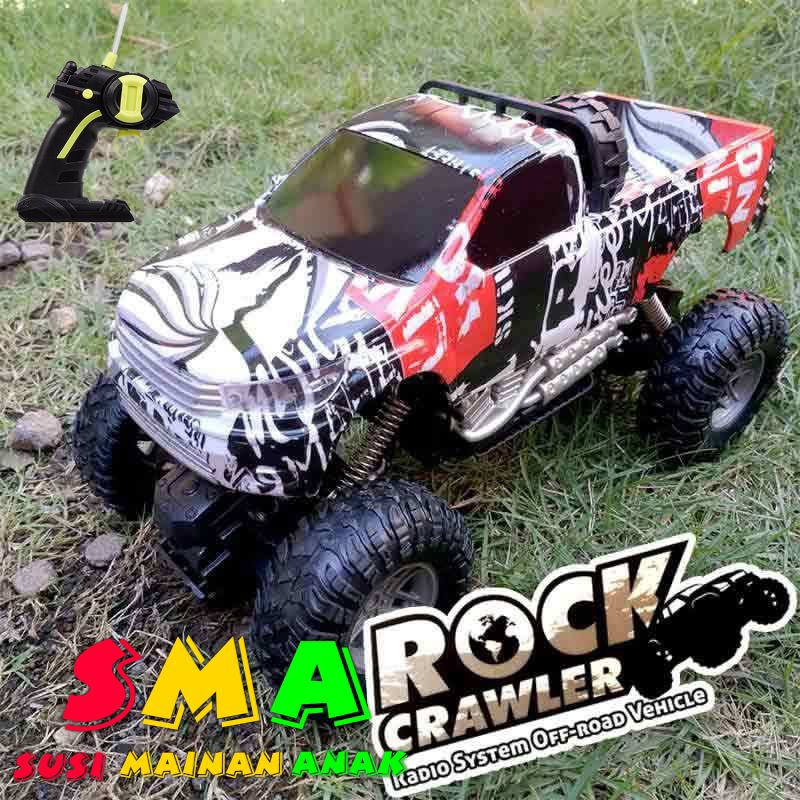 Mainan Mobil Jeep Remote Control Off Road Rock Crawler Pr 17400 RC R/C