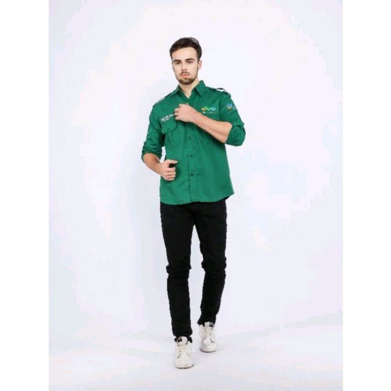 ✅ PDH NUSANTARA SEHAT LENGAN PENDEK, PDH KEMENKES, PAKAIAN DINAS HARIAN, BAJU PDH, PDH NAKES, PDH CU