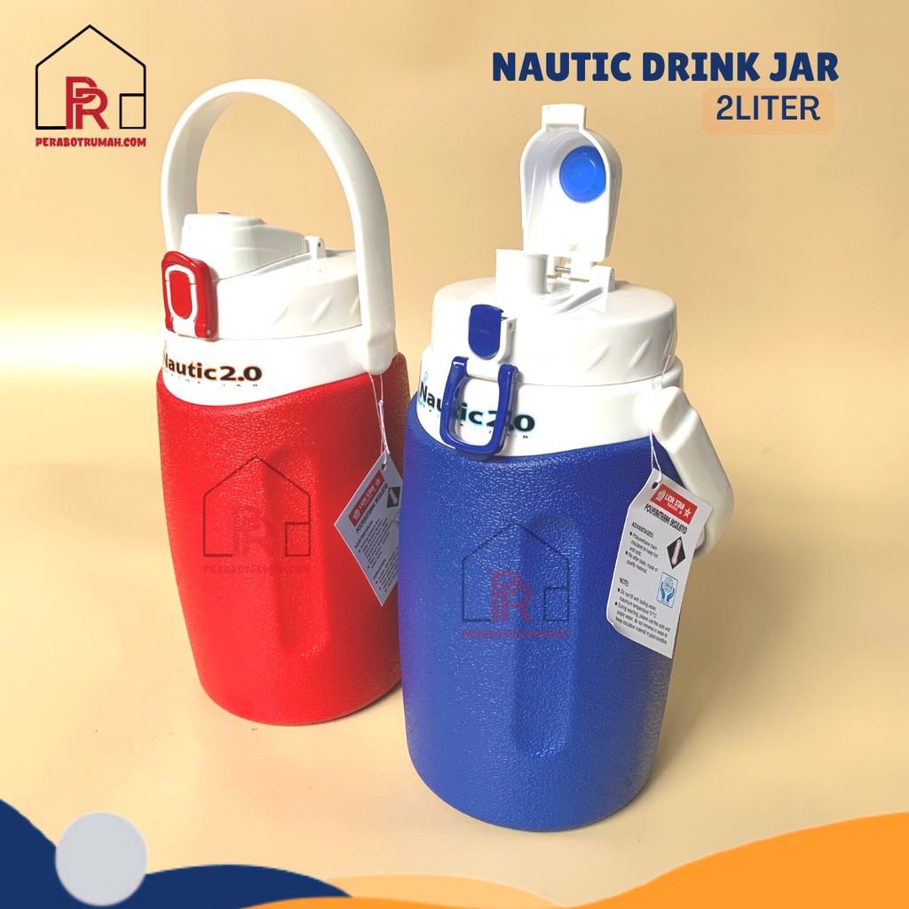 Tempat Air Minum Nautic Drink Jar 2 Liter / Teko Jumbo Portal Water Jug