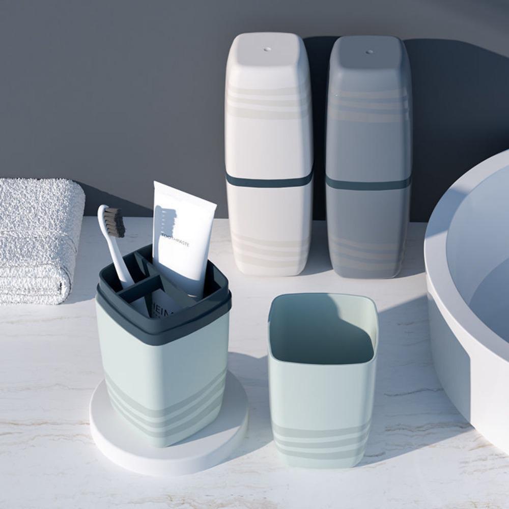 Gelas Sikat Gigi Nanas Portable Cylinder Toothpaste Mouthwash Cup