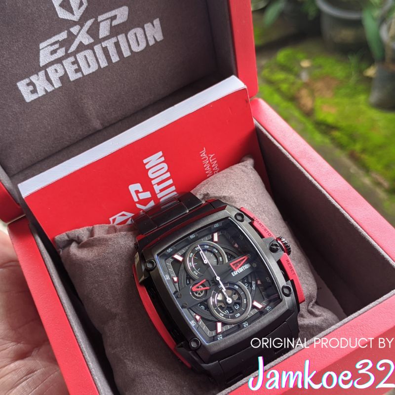 Jam Tangan Arloji Expedition Tipe E 3008 M Remaja Cowok Pria Analog Original Ori Murah Anti Air Stra