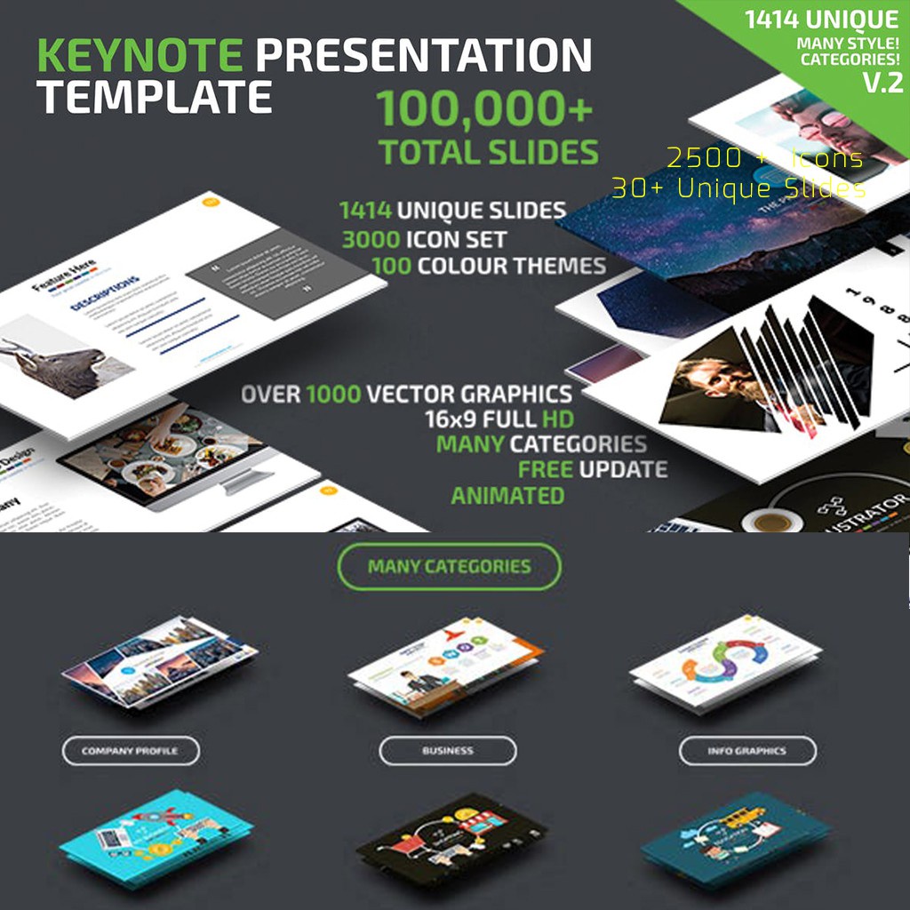 

NS 100,000+ Keynote PPT Presentation Template | Many Categories