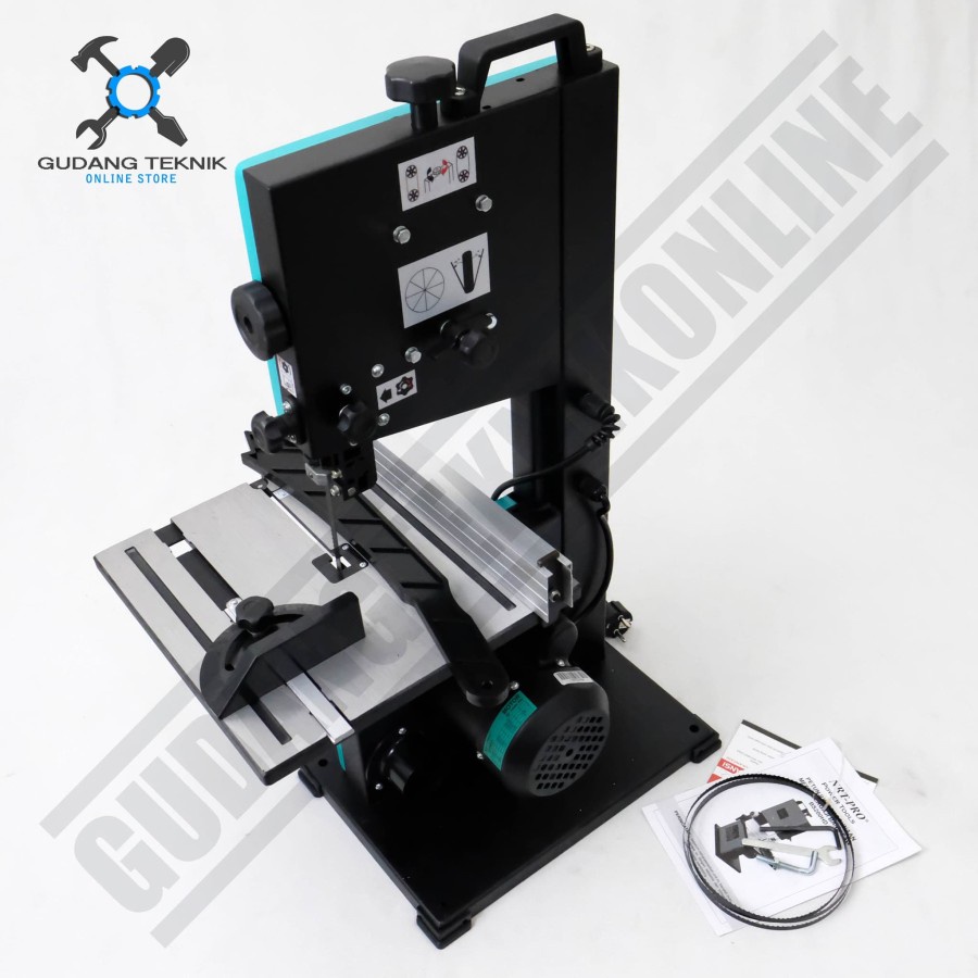 Mesin Band Saw 8&quot; NRT BS200HD / Mesin Bandsaw Gergaji Potong Sabu Pita Duduk  NRT BS 200HD