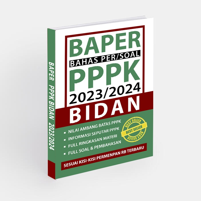 Buku PPPK BIDAN 2023 - Bahas Per Soal PPPK BIDAN 2023/2024 - Buku Original Soal dan Pembahasan