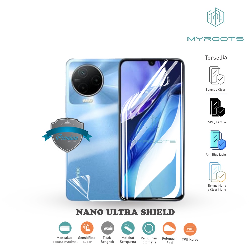 Anti Gores Nano Ultra Shield Matte Infinix Note 12 Pro 12 VIP 12i Anti Blue-Spy-Glare Matte