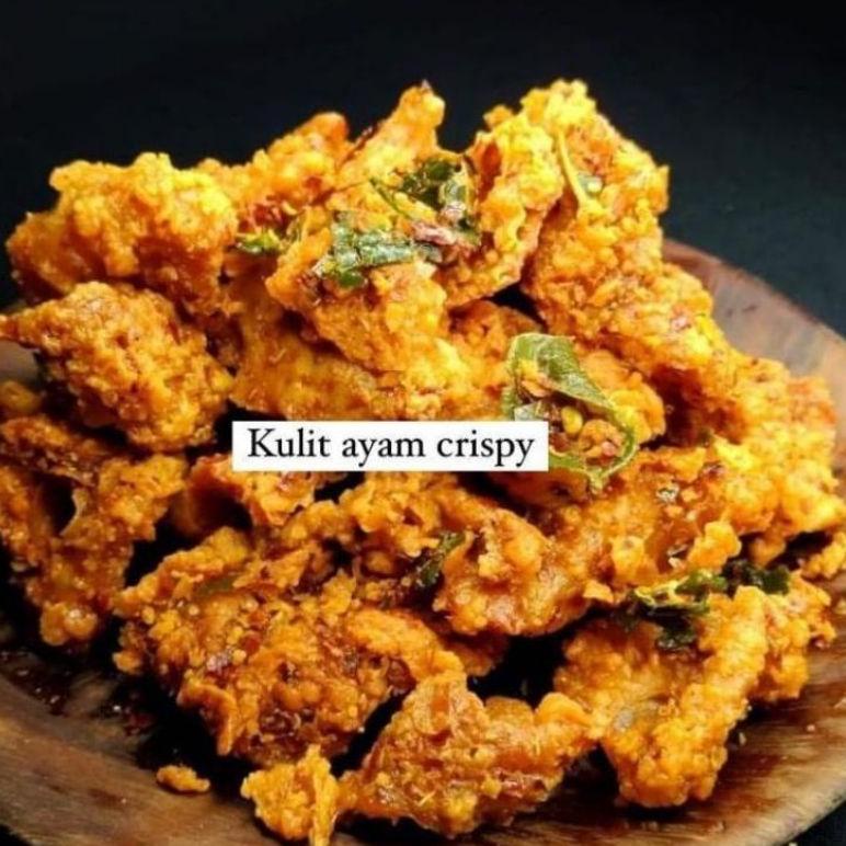 

[Q47] keripik kulit ayam crispy 500 gram pedas daun jeruk dan original gurih