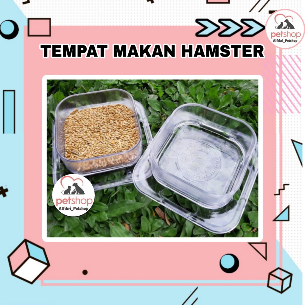 Tempat Makan dan Minum Hamster - Mangkuk Hamster