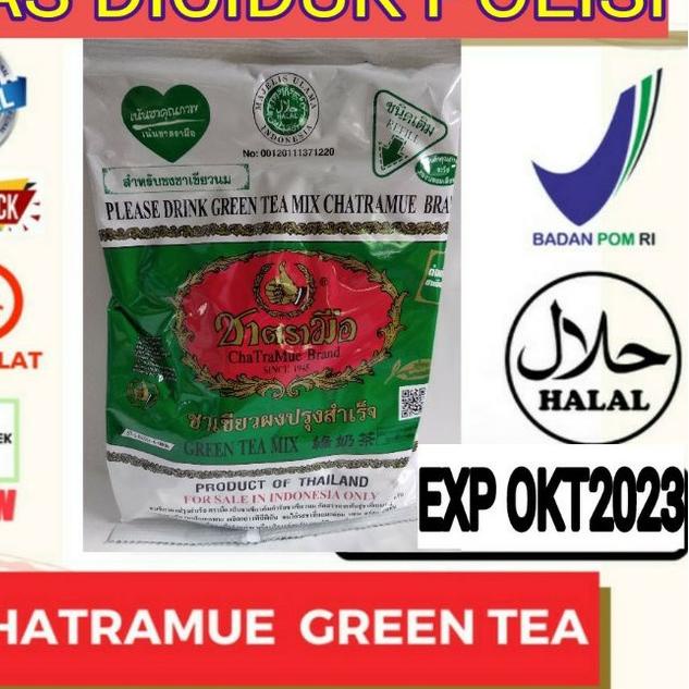 

♗ !!Thai Green Tea Chatramue 200gr HALAL MUI ada logo ♕