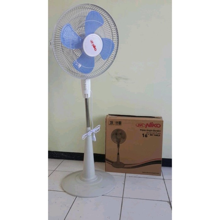 NIKO Stand Fan Round Leg [16&quot;] NK - 16NLR KIPAS ANGIN 16 INCH