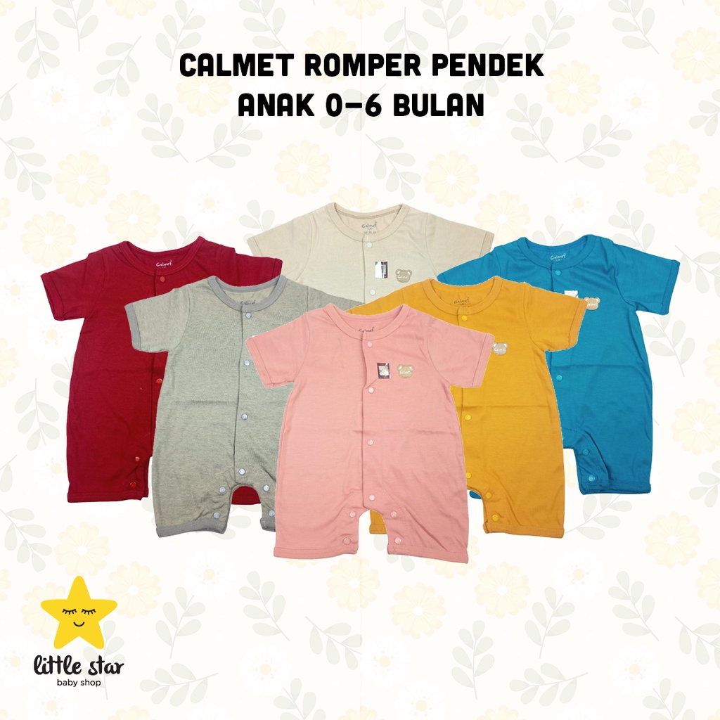 Calmet Romper Bayi | Jumper Hansop Bodysuit Anak Baby Cewek Cowok