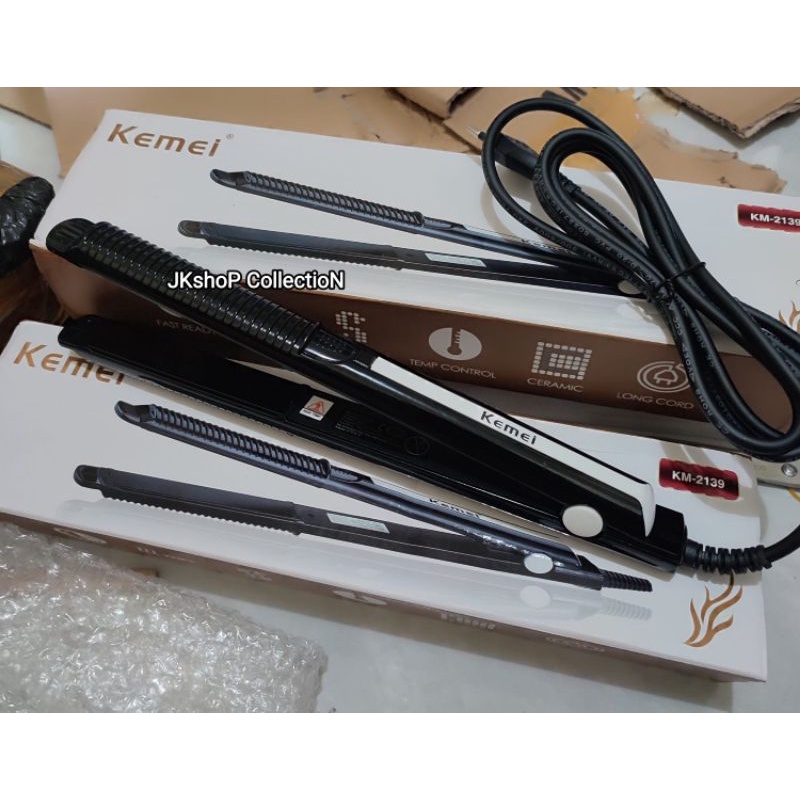 CATOK RAMBUT KEMEI KM-2139 CATOKAN 2IN1 CERAMIC